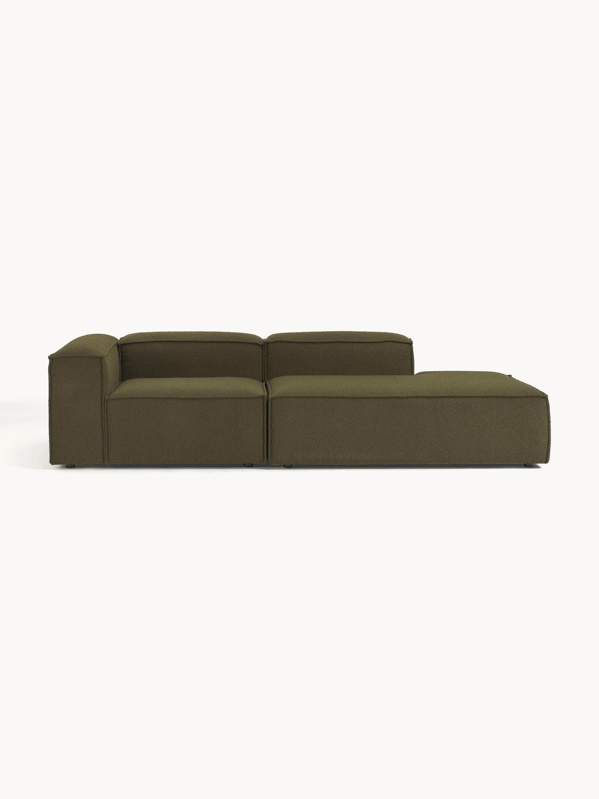 Draggery Lennon Modular Ottoman with Bouclé Cover
