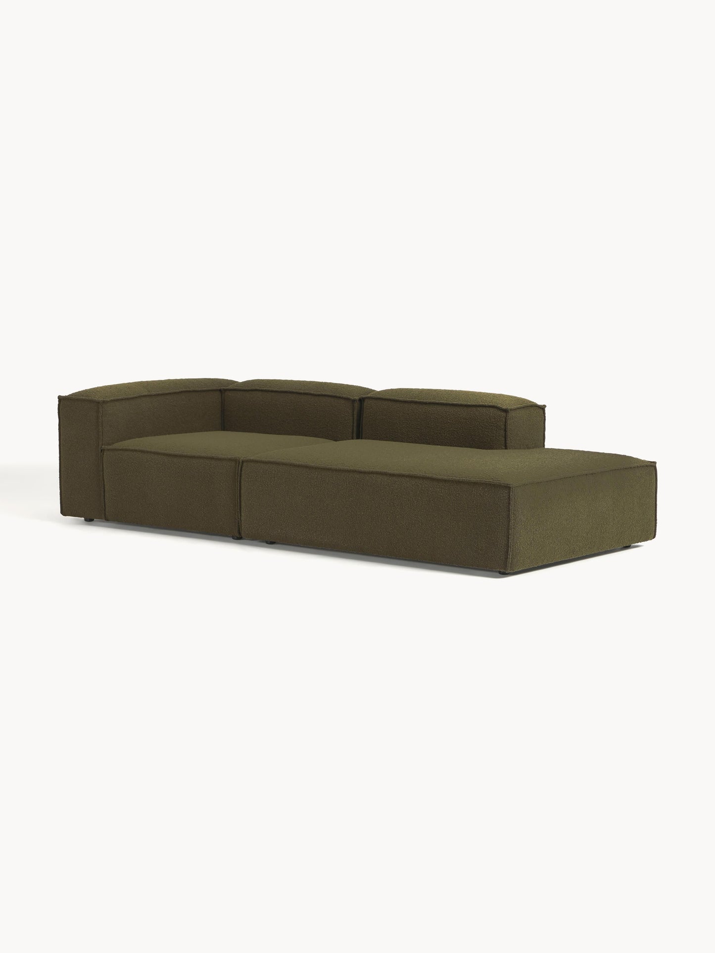 Draggery Lennon Modular Ottoman with Bouclé Cover
