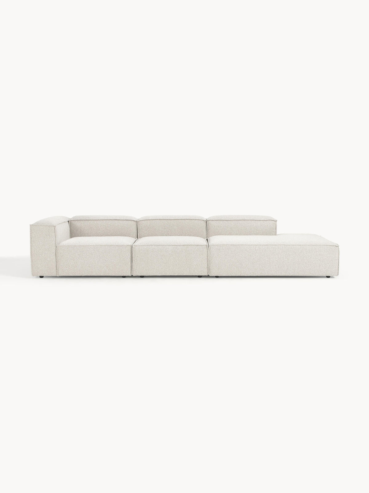 Draggery Lennon Modular Ottoman with Bouclé Cover, XL