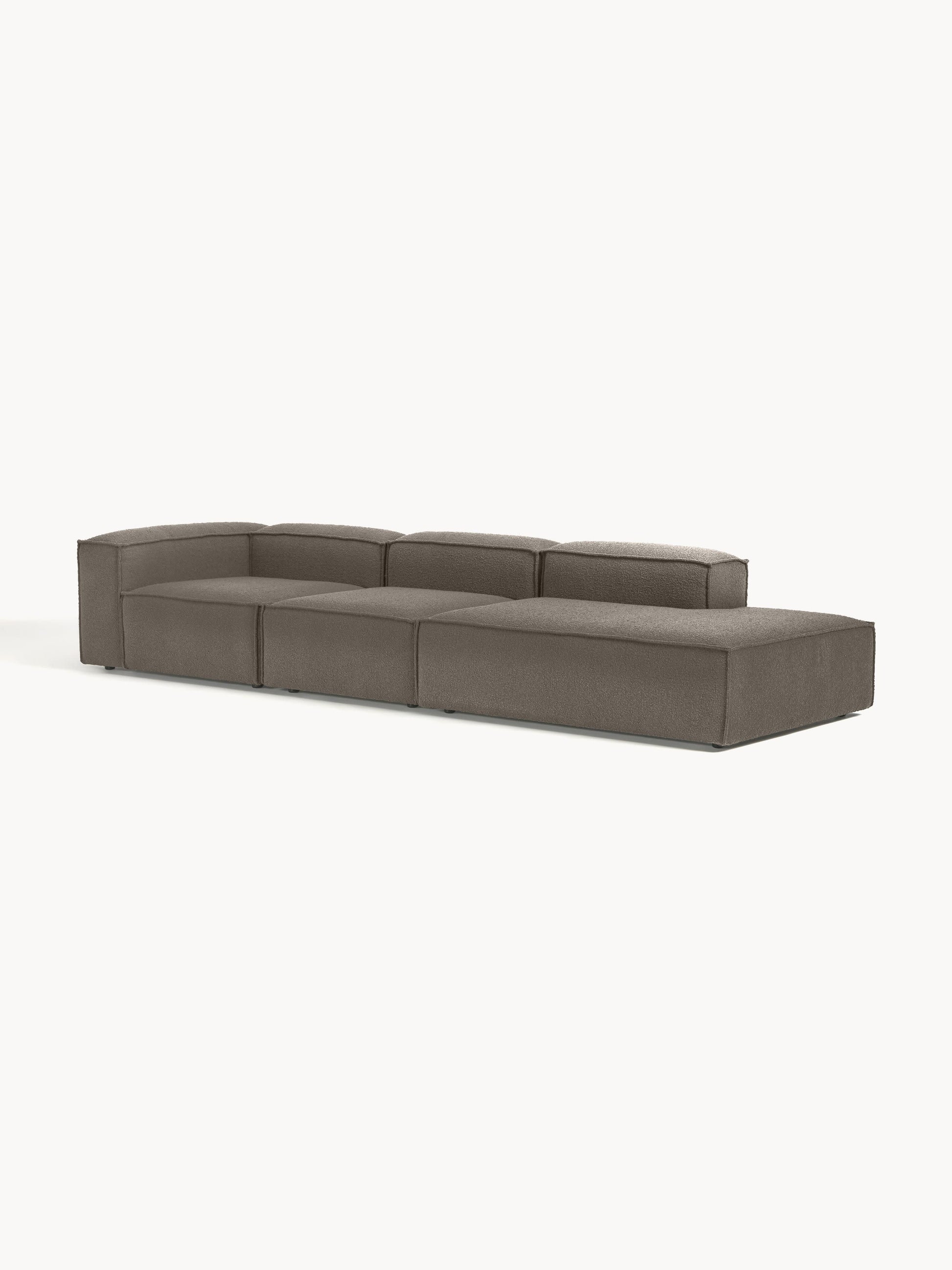 Draggery Lennon Modular Ottoman with Bouclé Cover, XL