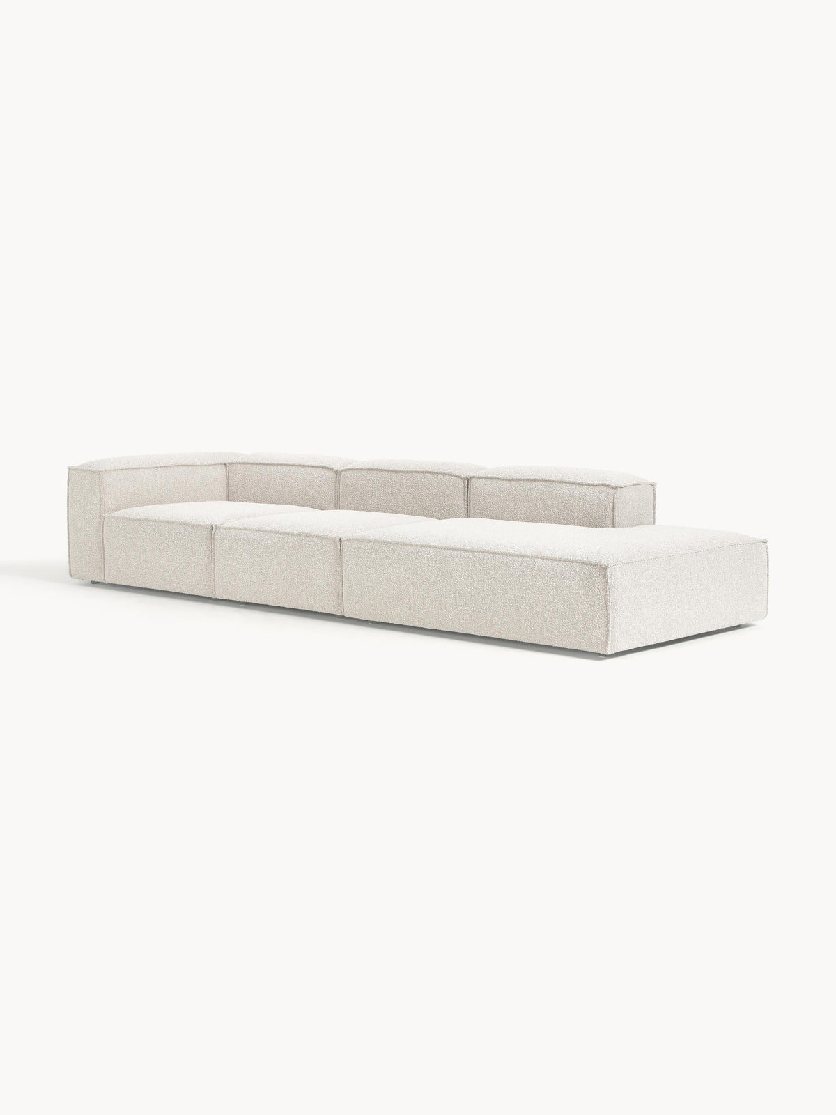 Draggery Lennon Modular Ottoman with Bouclé Cover, XL