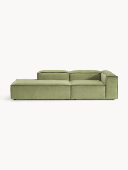 Draggery Lennon Modular Ottoman with Corduroy Cover