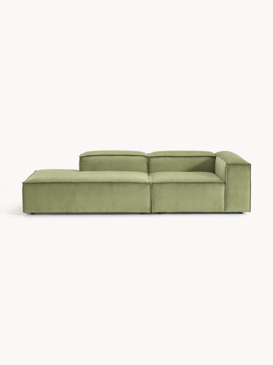Draggery Lennon Modular Ottoman with Corduroy Cover