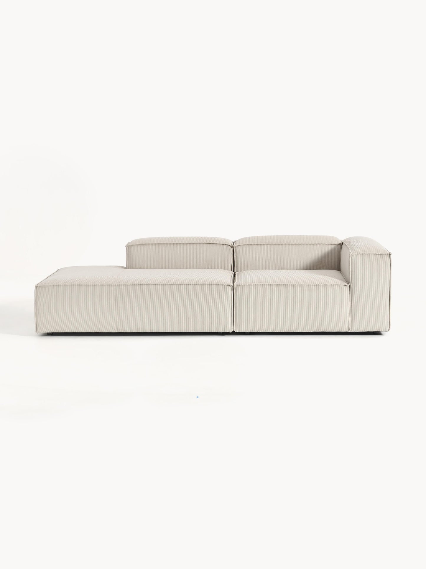 Draggery Lennon Modular Ottoman with Corduroy Cover