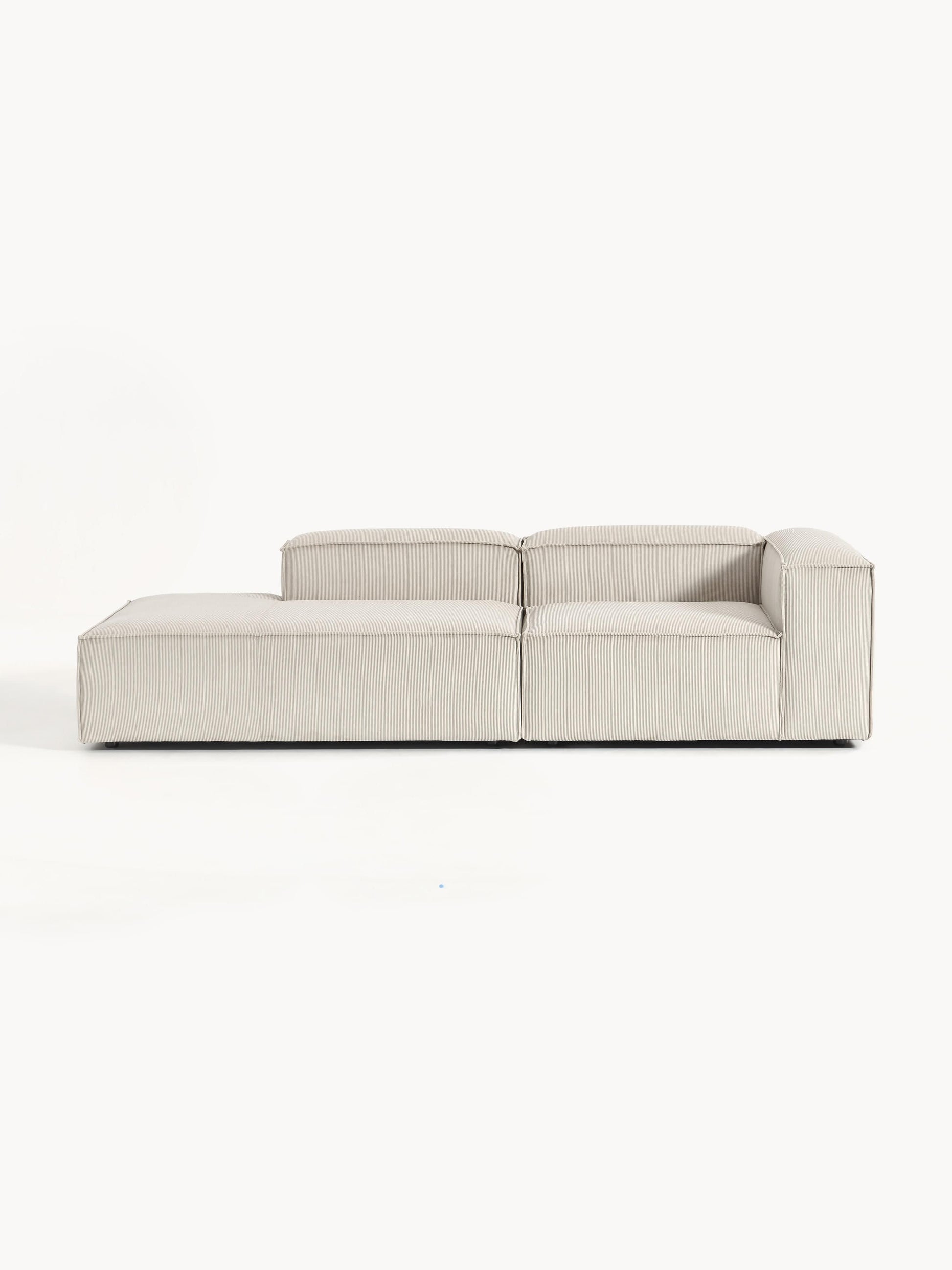 Draggery Lennon Modular Ottoman with Corduroy Cover