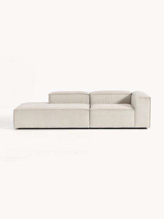 Draggery Lennon Modular Ottoman with Corduroy Cover