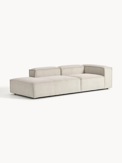 Draggery Lennon Modular Ottoman with Corduroy Cover