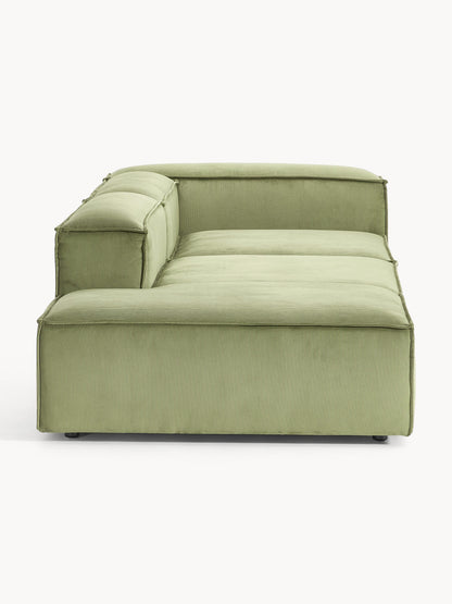 Draggery Lennon Modular Ottoman with Corduroy Cover