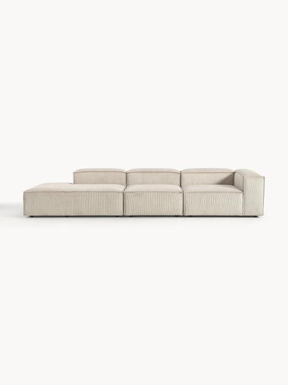 Draggery Lennon Modular Ottoman with Corduroy Cover, XL