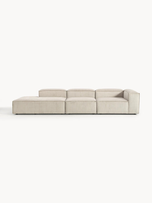 Draggery Lennon Modular Ottoman with Corduroy Cover, XL