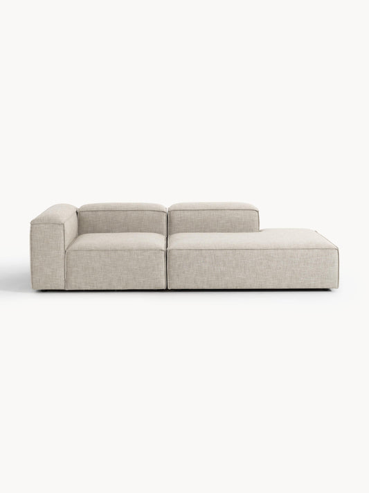 Draggery Lennon Modular Ottoman with Linen Blend Cover