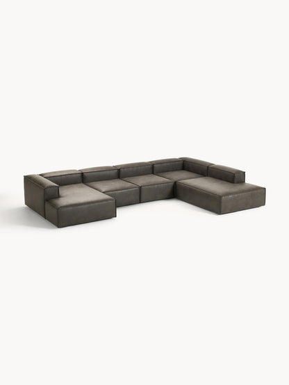 Draggery Lennon Modular Sofa in Leather, XL