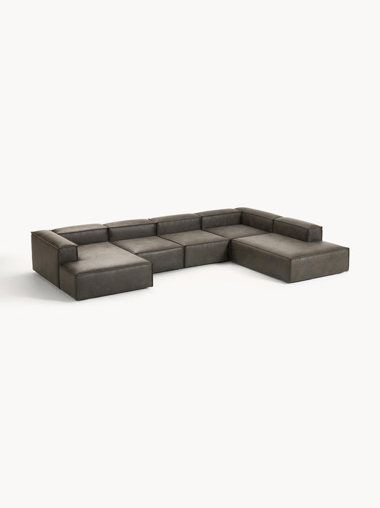 Draggery Lennon Modular Sofa in Leather, XL