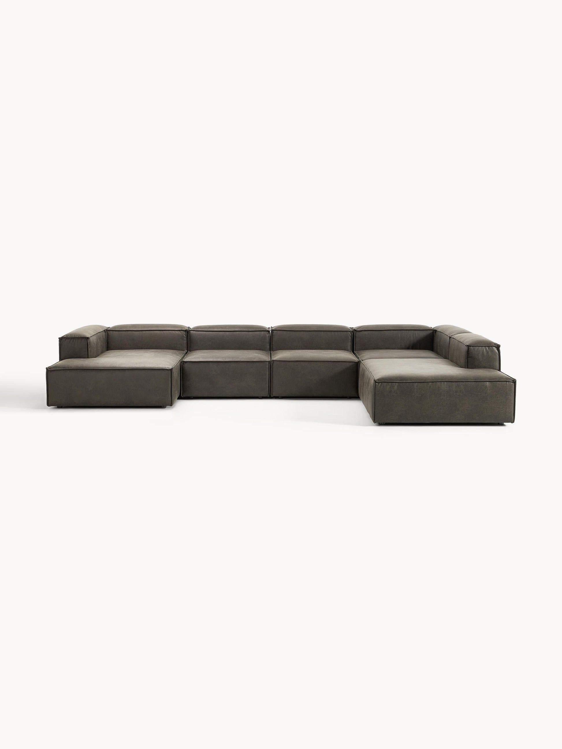 Draggery Lennon Modular Sofa in Leather, XL