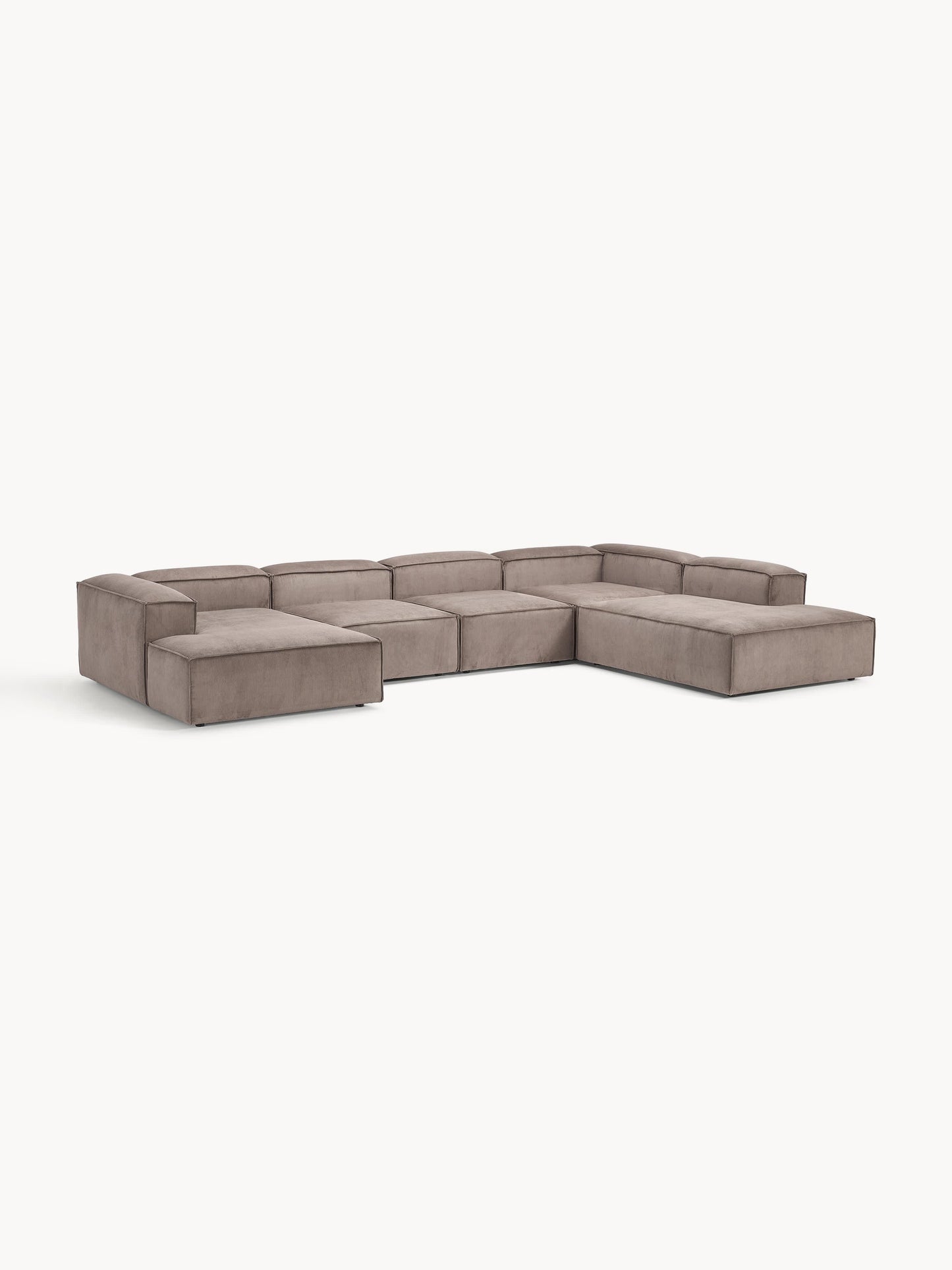 Draggery Lennon Modular Sofa with Corduroy Cover, XL