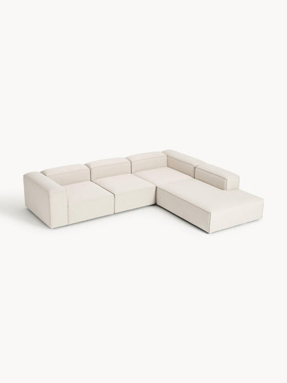 Draggery Lennon Modular XL Corner Sofa in Linen Blend, 4-Seater