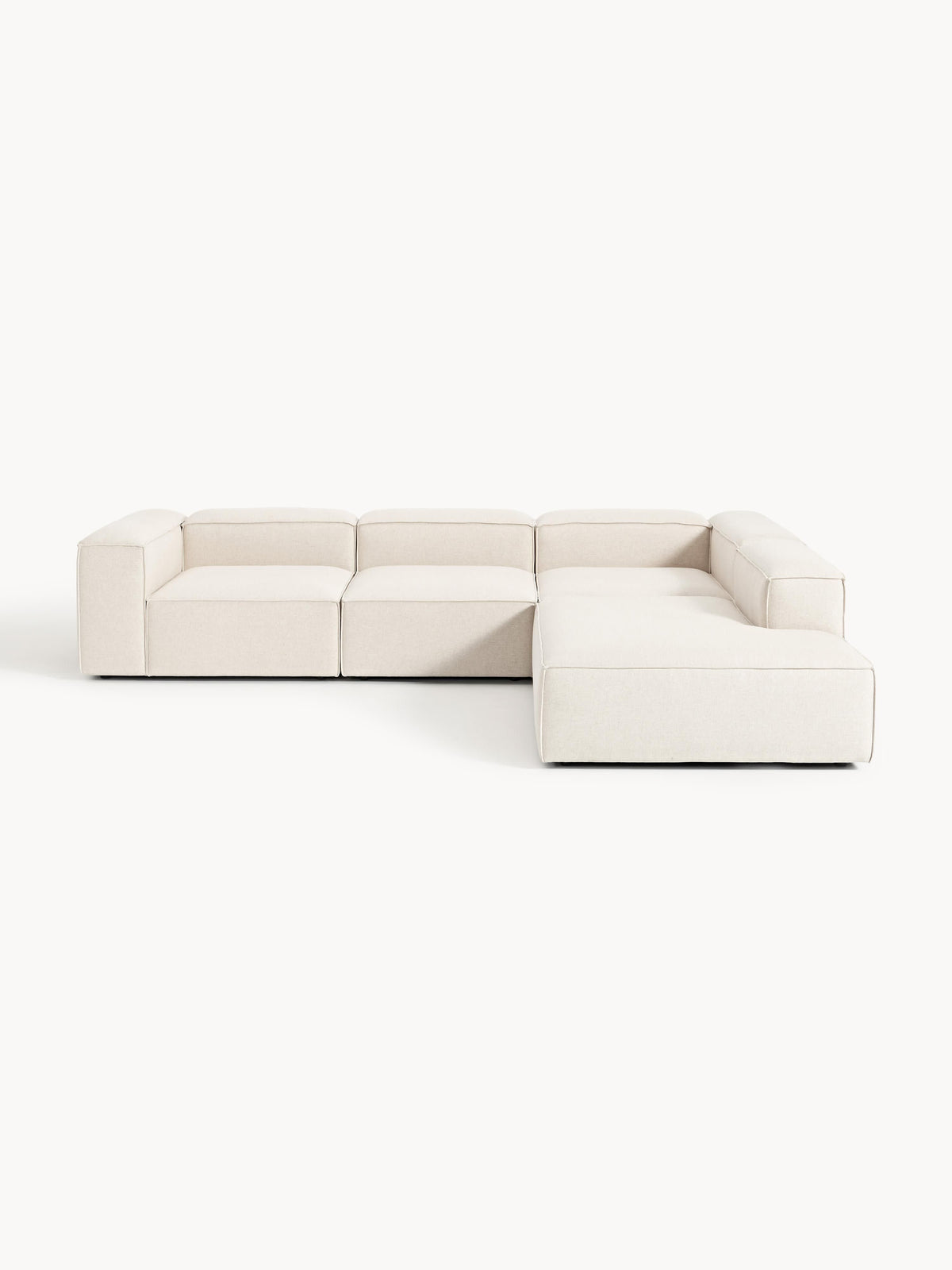 Draggery Lennon Modular XL Corner Sofa in Linen Blend, 4-Seater