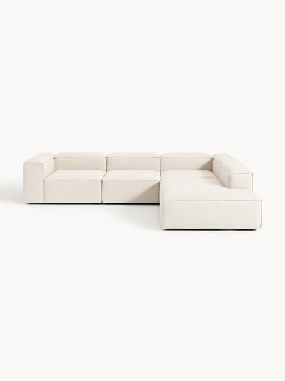 Draggery Lennon Modular XL Corner Sofa in Linen Blend, 4-Seater