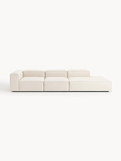 Draggery Lennon Modular XL Ottoman with Linen Blend Cover