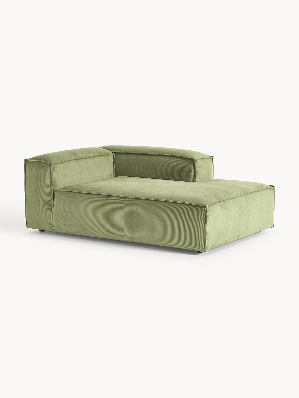 Draggery Lennon Ottoman Corner Module with Corduroy Cover