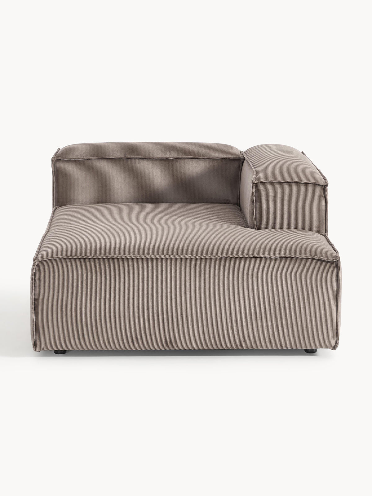 Draggery Lennon Ottoman Corner Module with Corduroy Cover