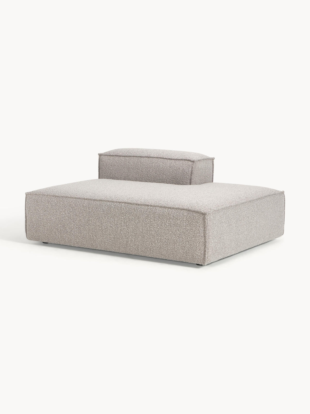 Draggery Lennon Ottoman Module with Bouclé Cover