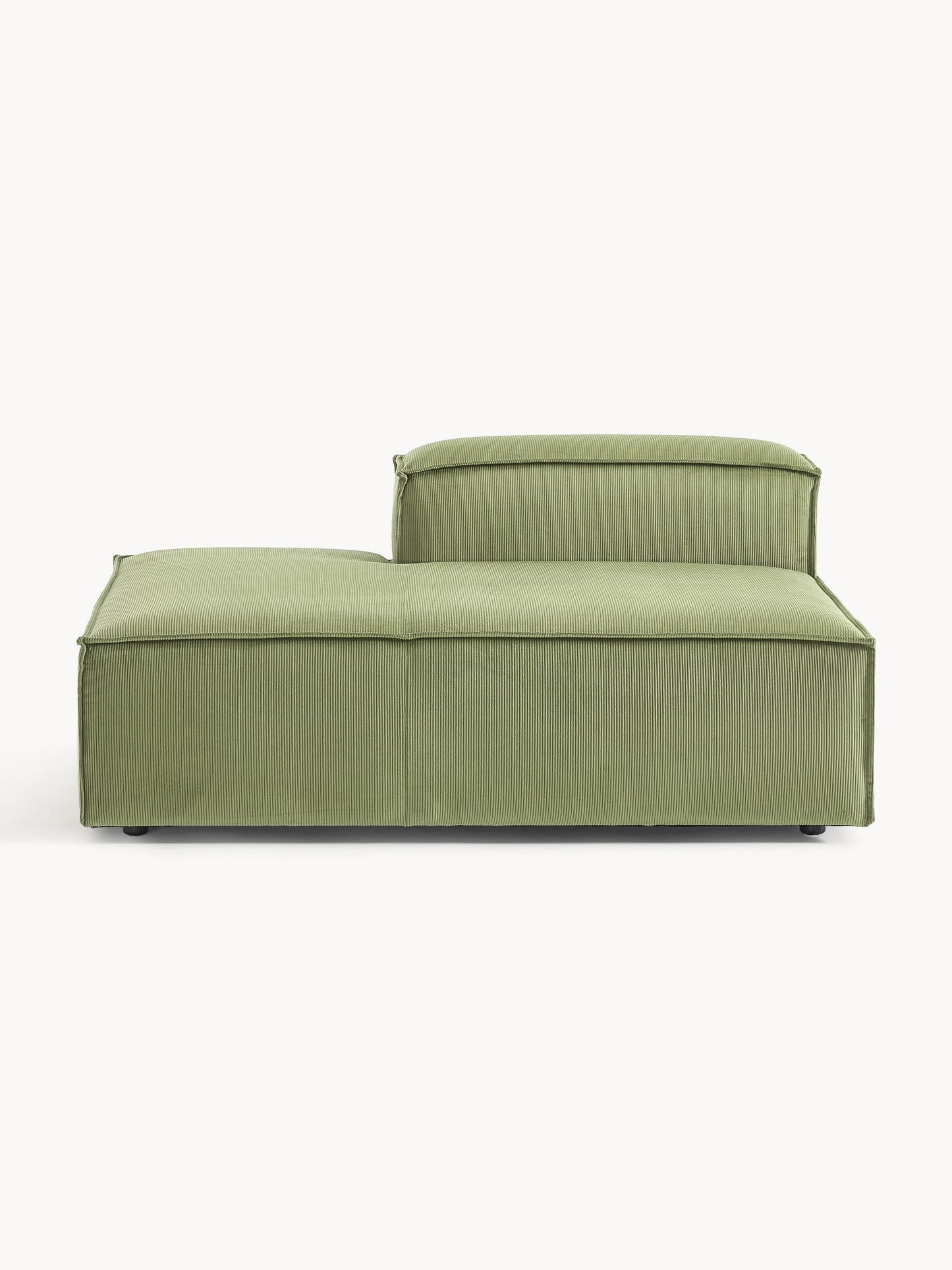 Draggery Lennon Ottoman Module with Corduroy Cover