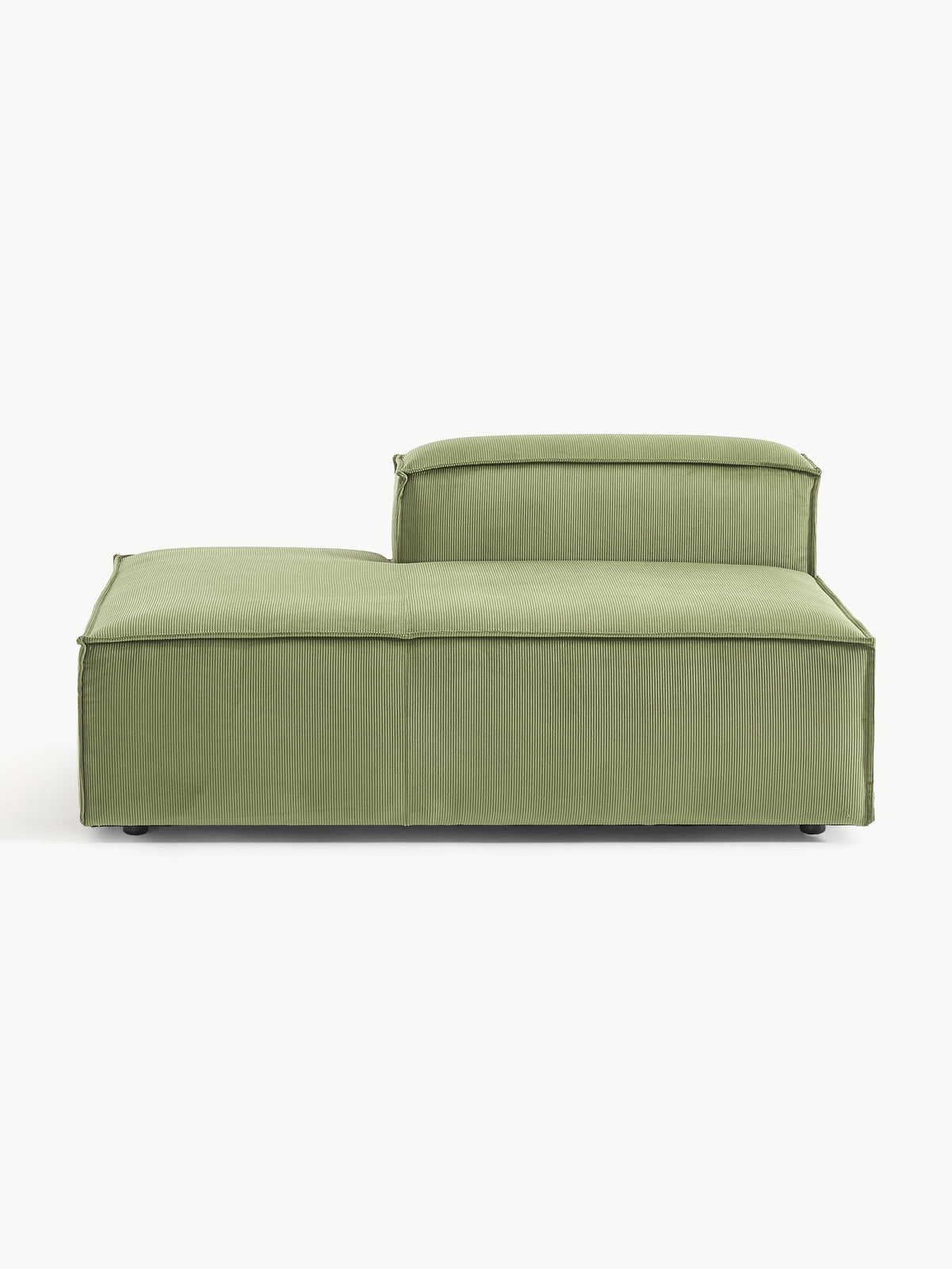 Draggery Lennon Ottoman Module with Corduroy Cover