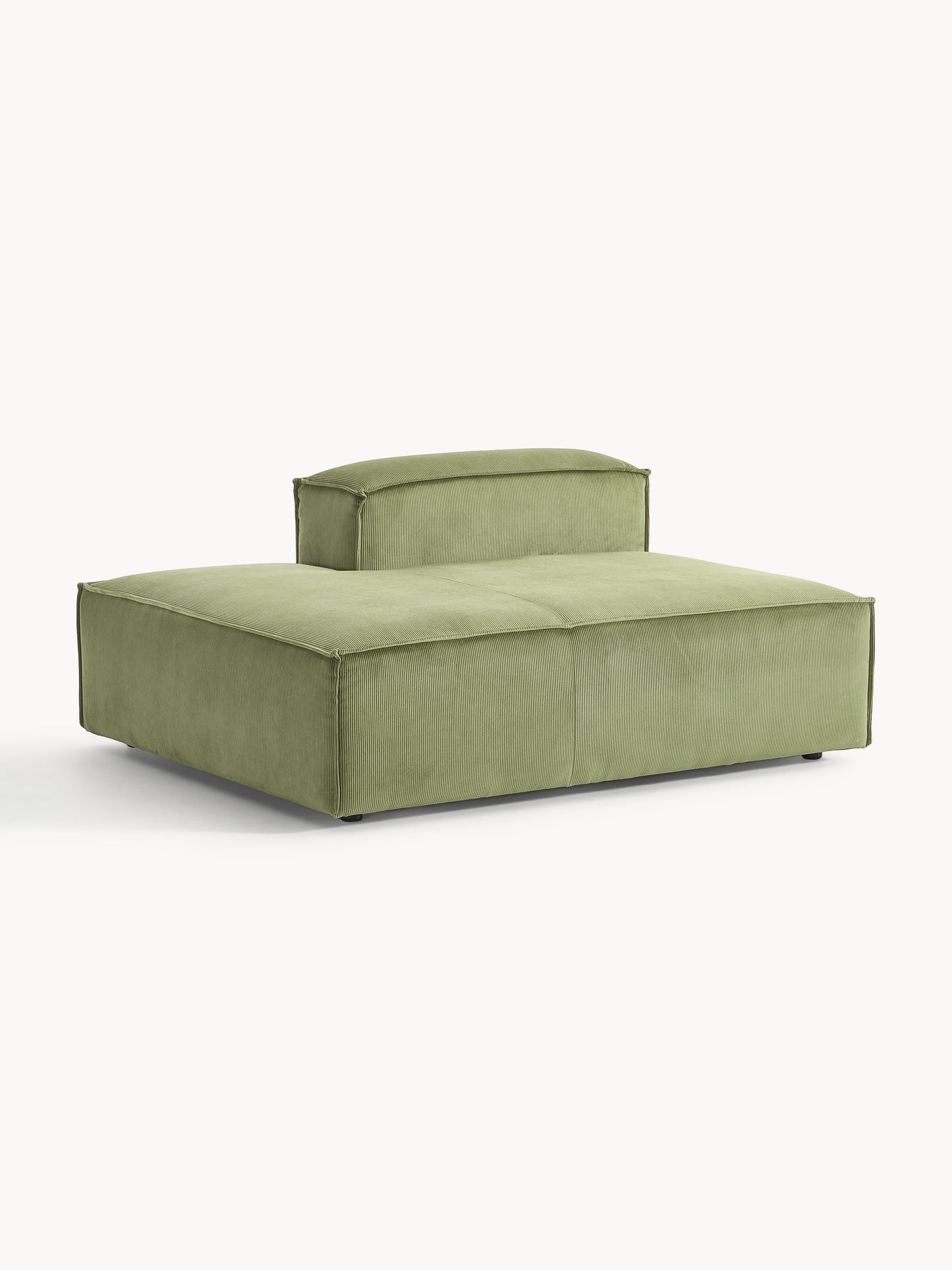 Draggery Lennon Ottoman Module with Corduroy Cover