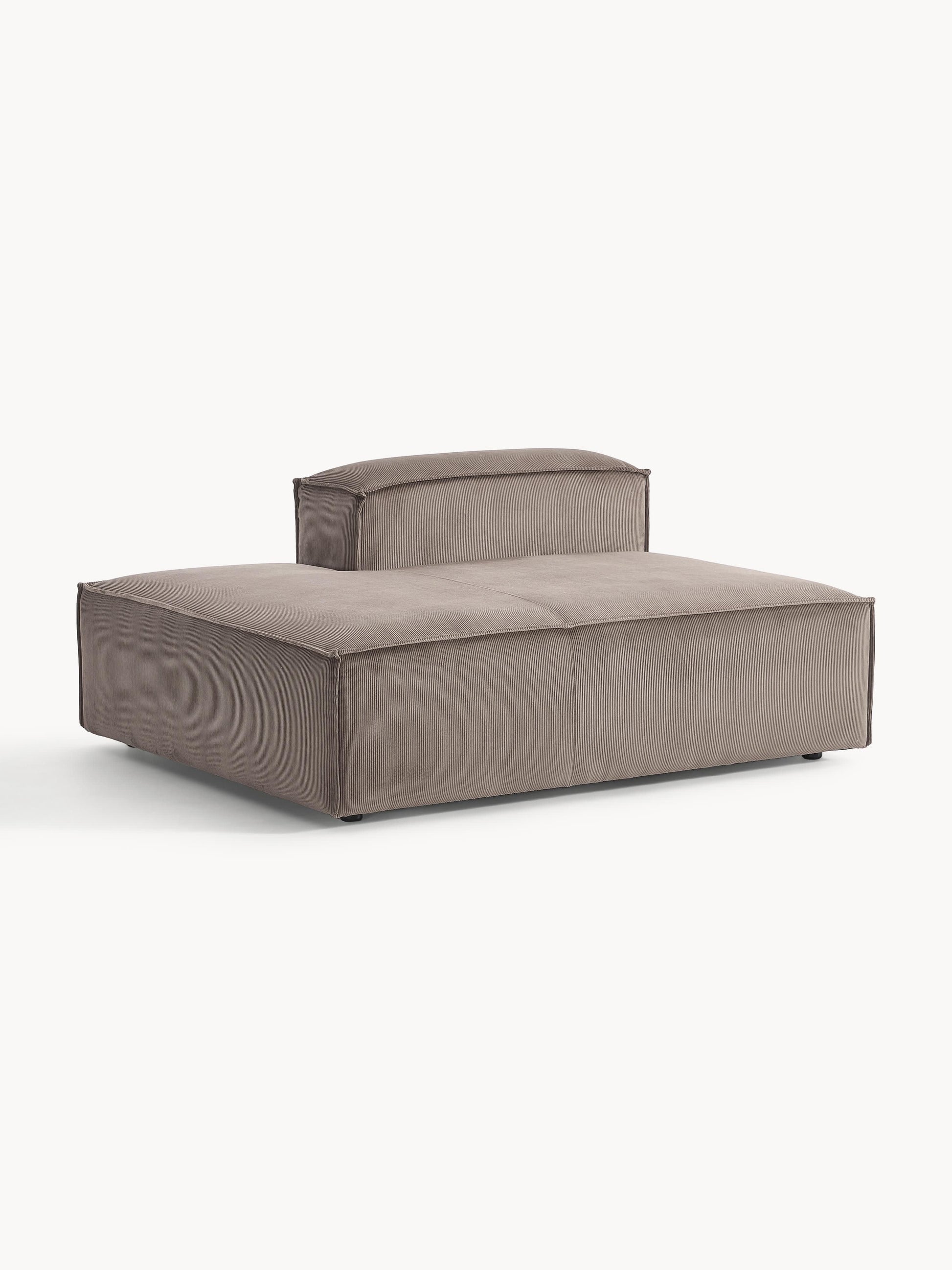 Draggery Lennon Ottoman Module with Corduroy Cover