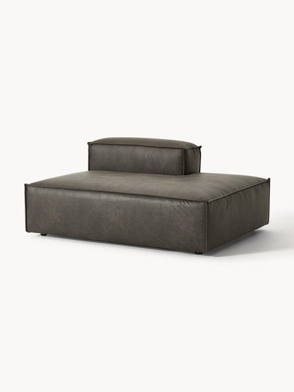 Draggery Lennon Ottoman Module with Leather Cover