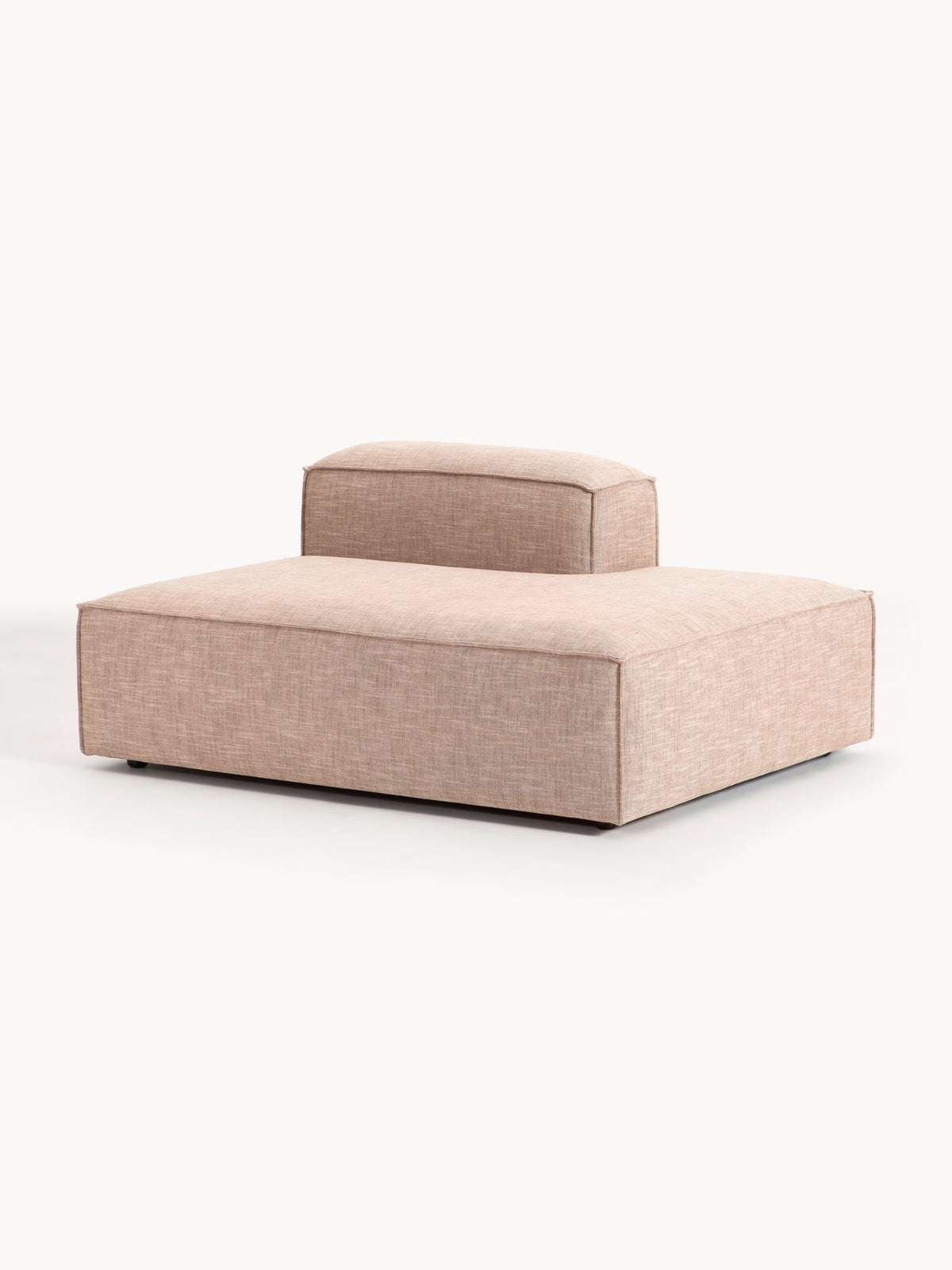 Draggery Lennon Ottoman Module with Linen Blend Cover