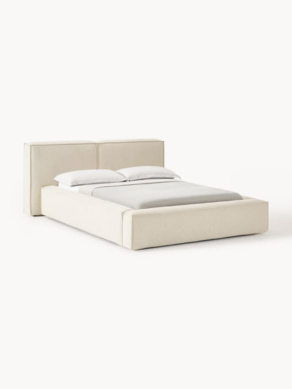 Draggery Lennon Upholstered Bed Frame with Storage
