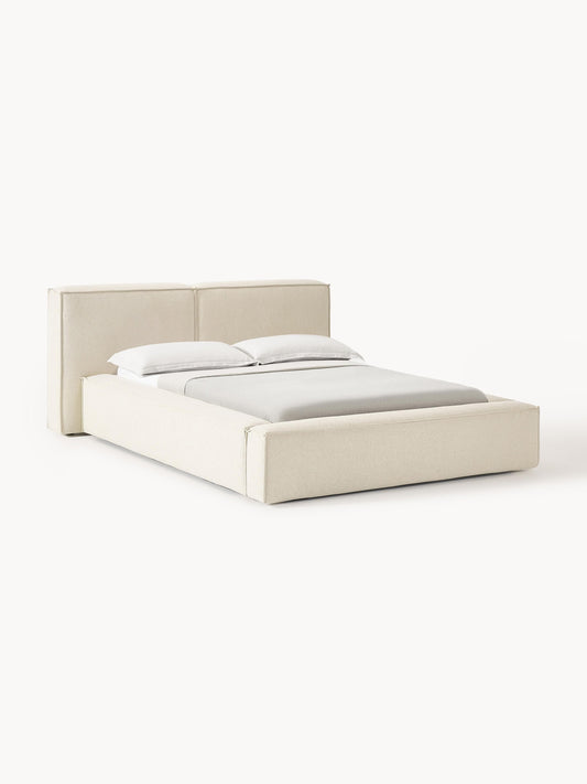 Draggery Lennon Upholstered Bed Frame with Storage