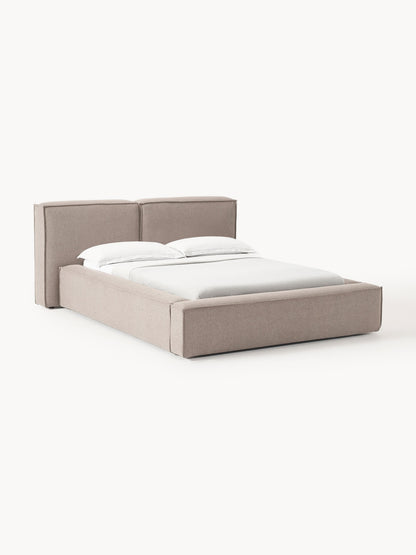 Draggery Lennon Upholstered Bed Frame with Storage