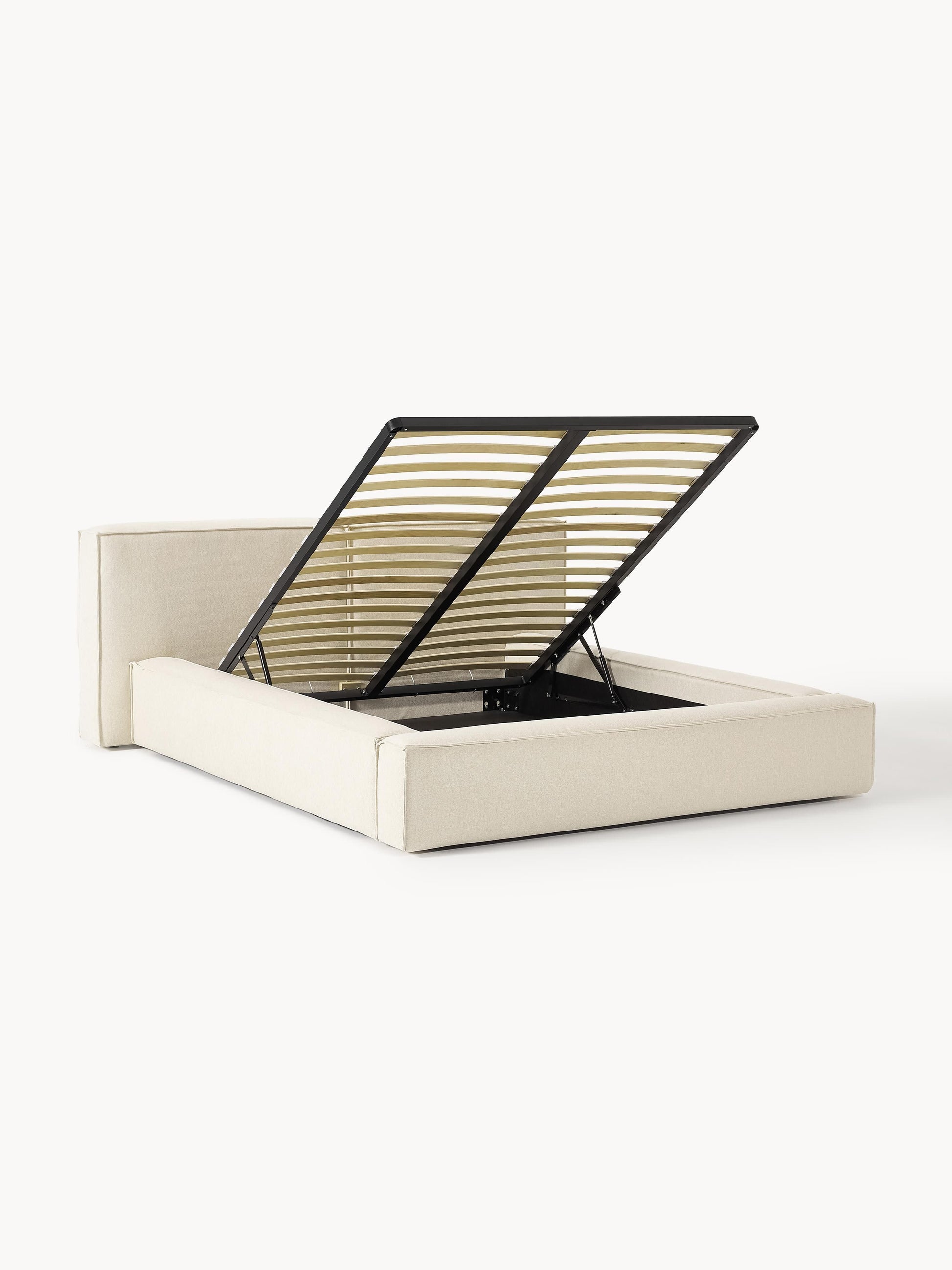 Draggery Lennon Upholstered Bed Frame with Storage