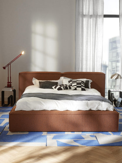 Draggery Lennon Upholstered Bed with Storage, Bouclé