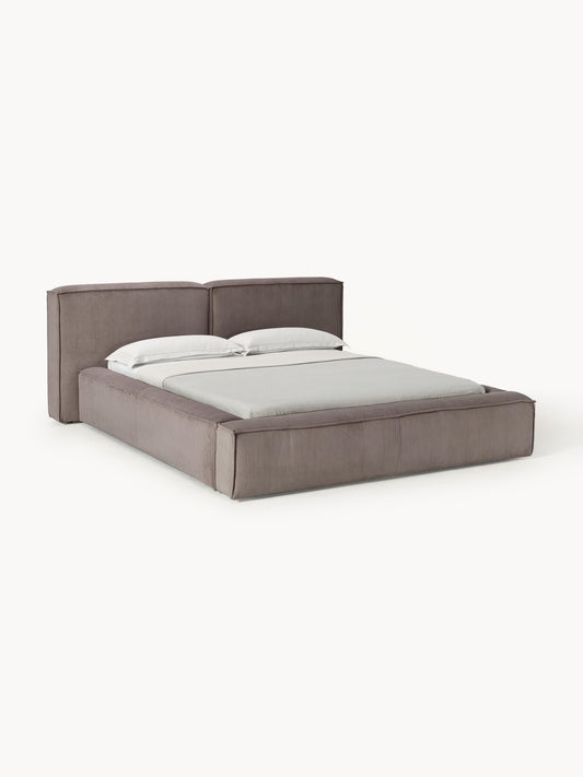 Draggery Lennon Upholstered Bed with Storage, Corduroy