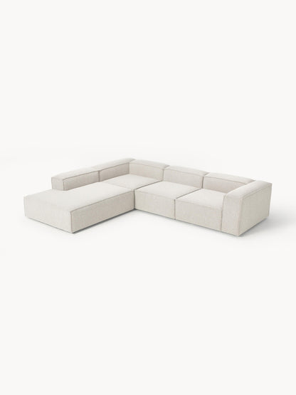 Draggery Lennon XL Modular Corner Sofa with Bouclé Cover, 4-Seater