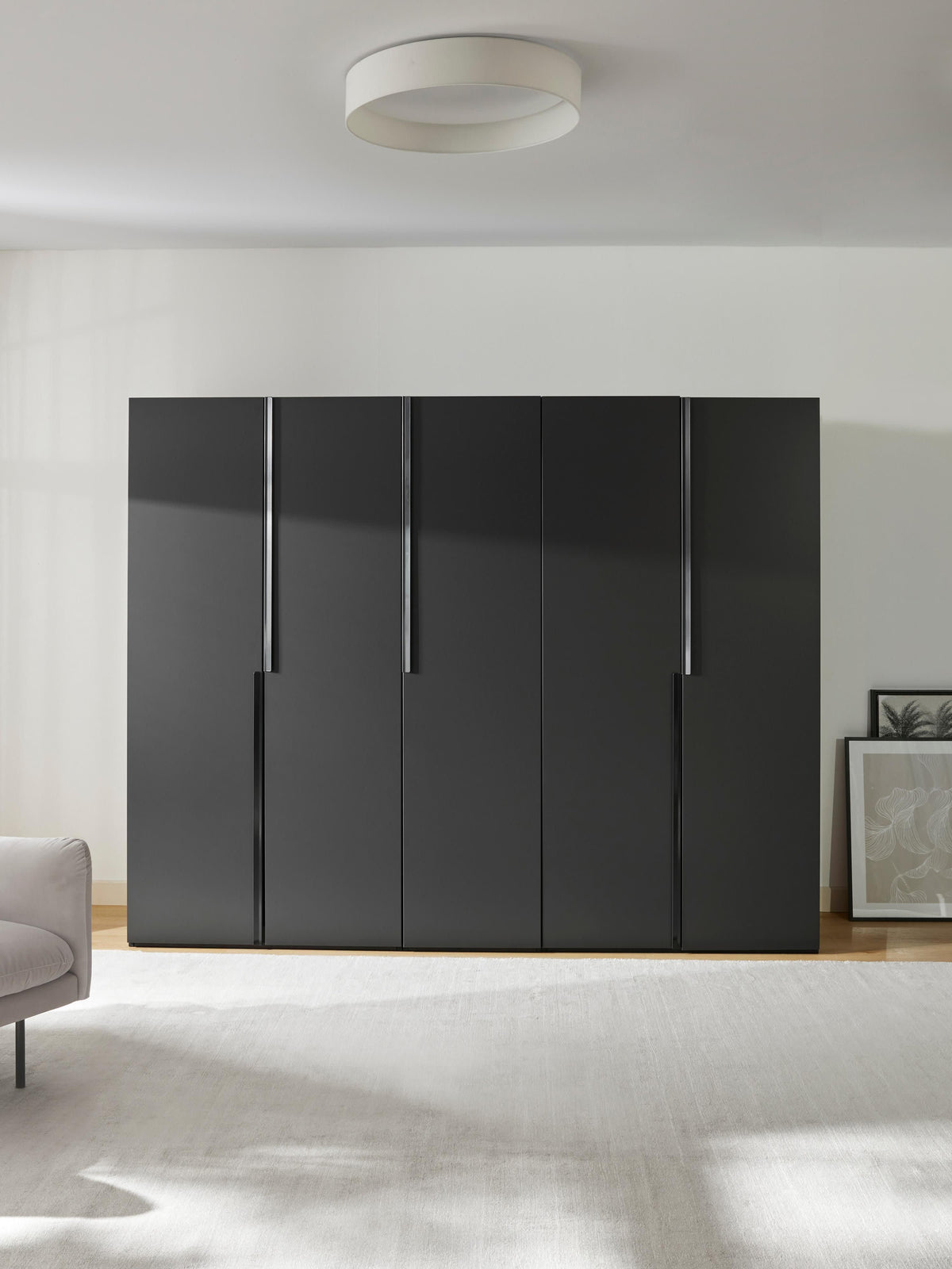 Draggery Leon Wardrobe, Modular, Hinged-Door, 250 cm Wide, in Various Sizes
