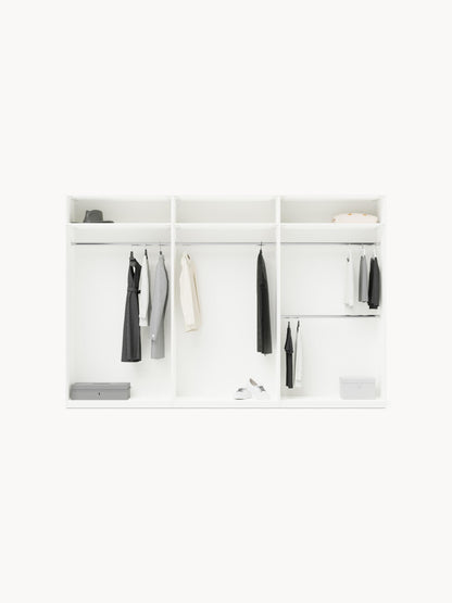 Draggery Leon Wardrobe, Modular, Hinged-Door, 300 cm Wide, in Various Sizes