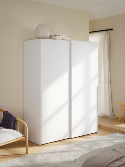 Draggery Leon Wardrobe with Sliding Doors, Modular, 150 cm Wide, in Various Sizes