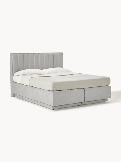 Draggery Livia Box Spring Bed Frame with Storage