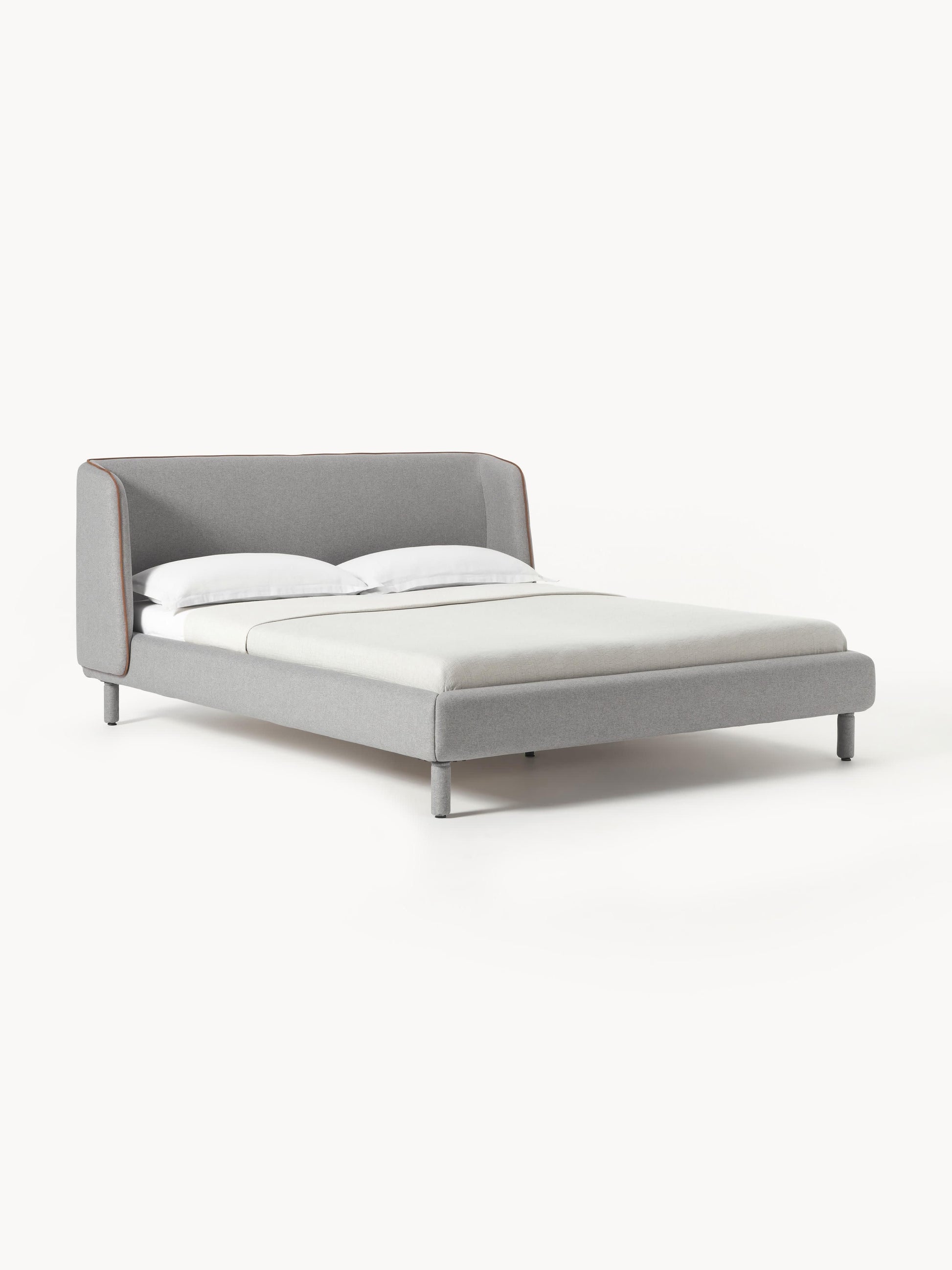 Draggery Luma Upholstered Bed Frame with Headboard