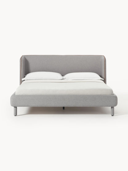 Draggery Luma Upholstered Bed Frame with Headboard