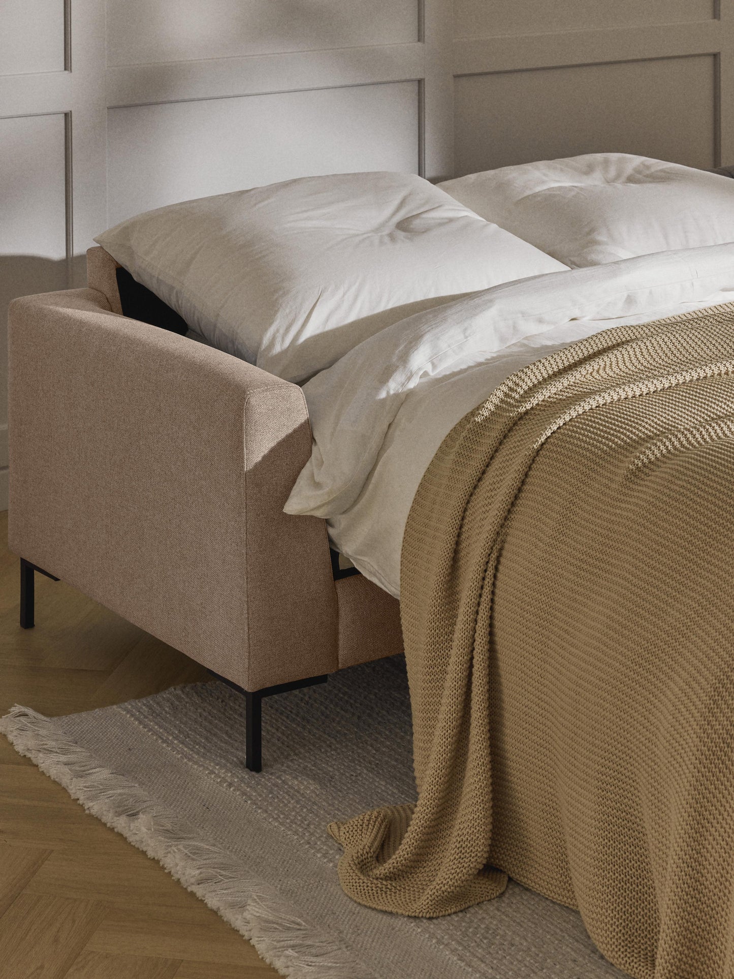 Draggery Luna Sofa Bed and Mattress, 3-Seater