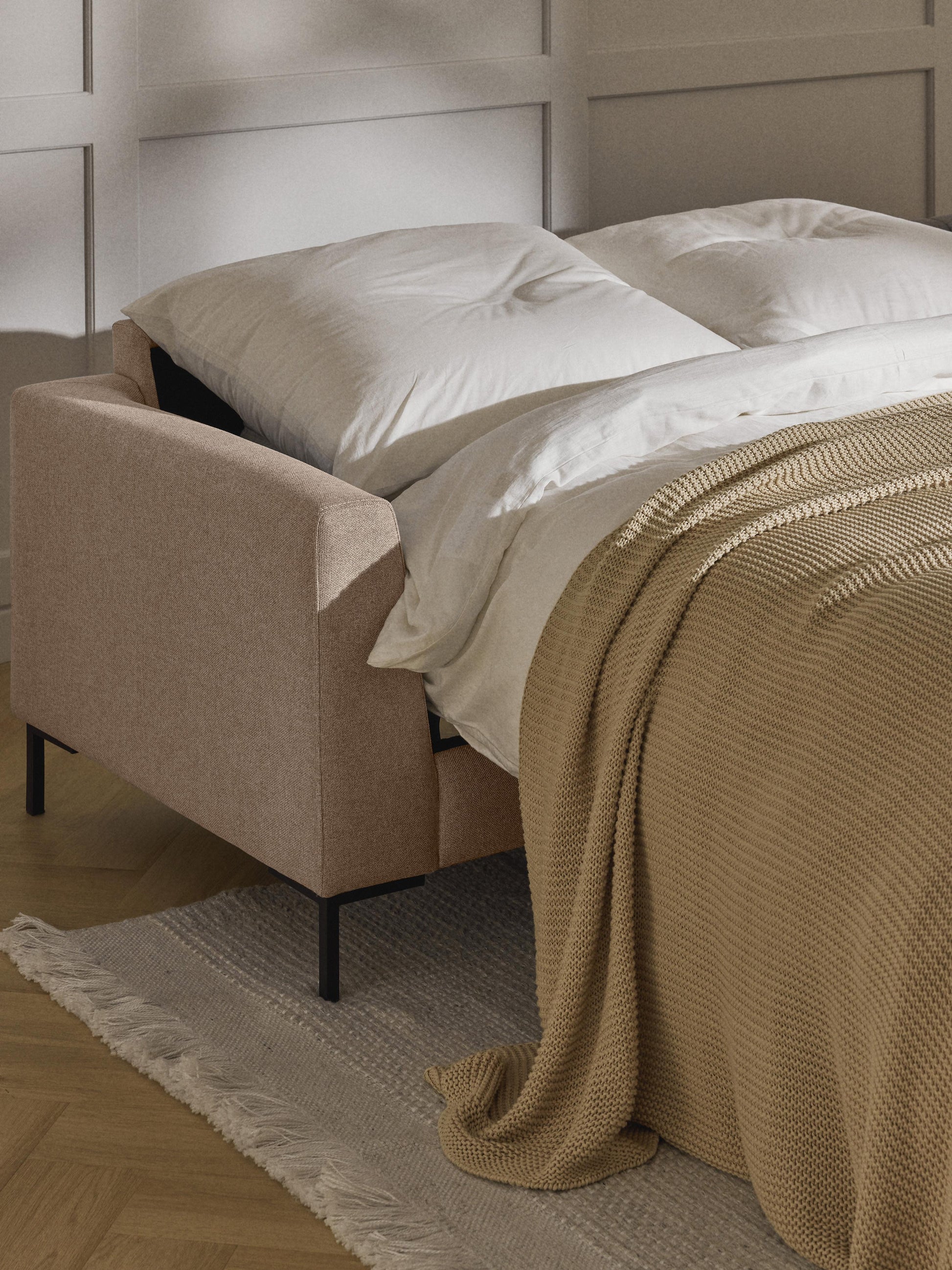 Draggery Luna Sofa Bed and Mattress, 3-Seater