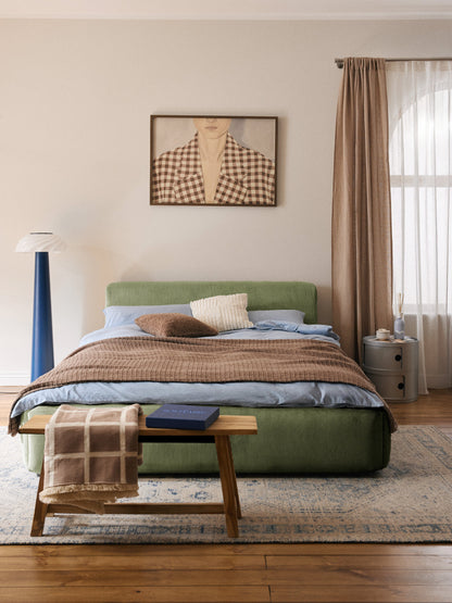 Draggery Melva Bed Frame, Upholstered