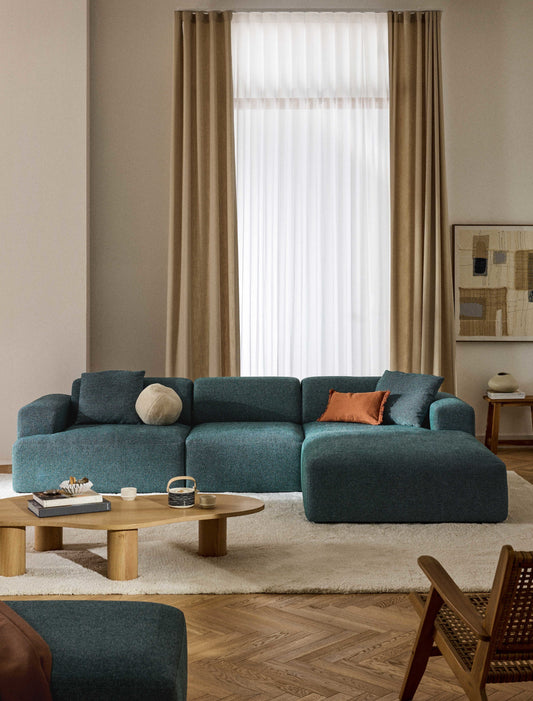 Draggery Melva Corner Sofa: 4-Seater
