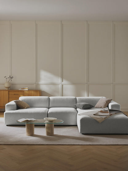 Draggery Melva Corner Sofa: 4-Seater